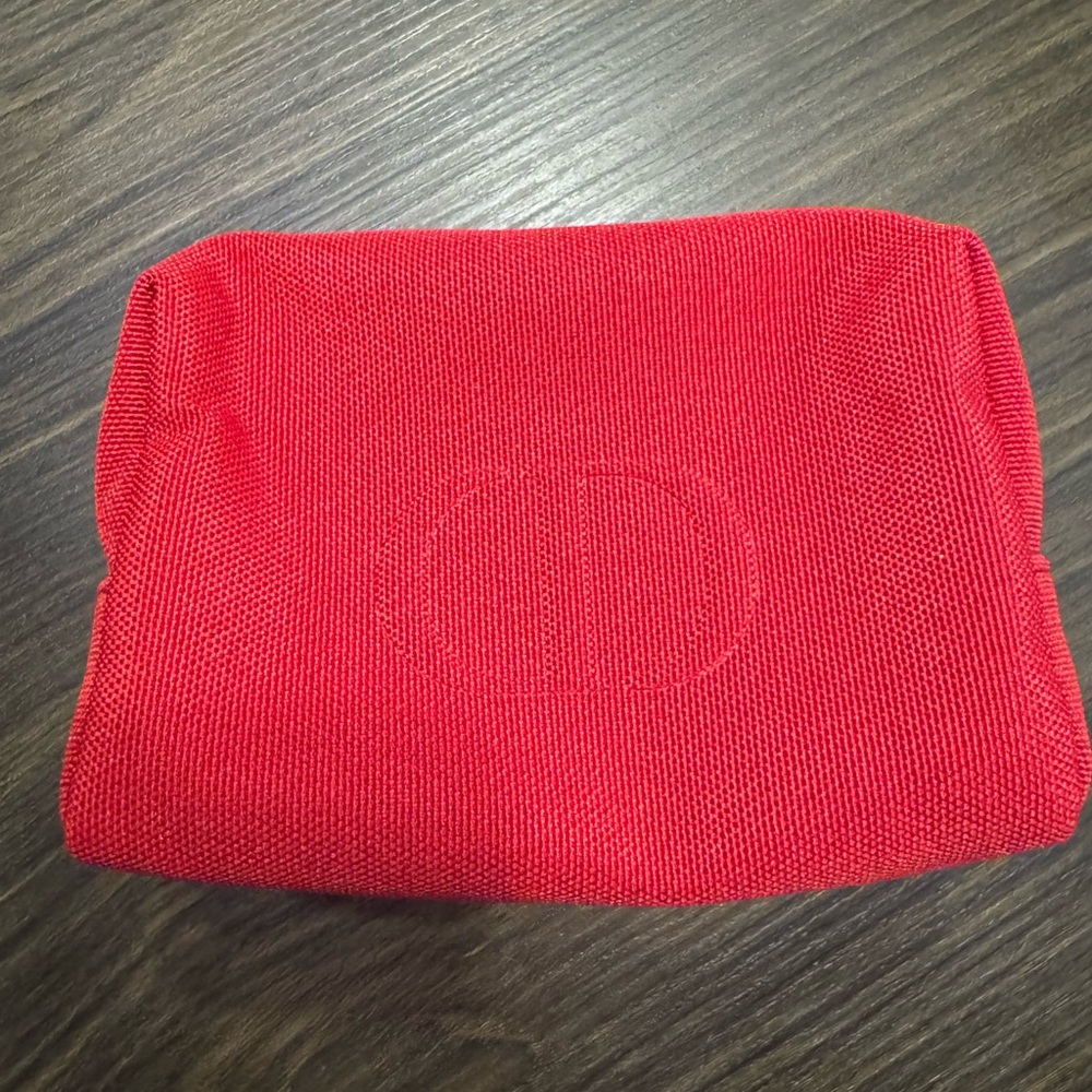 Christian Dior Red Cosmetic Pouch